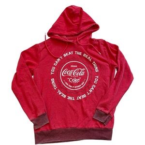 Coca Cola Juniors' Hoodie Red Ultra Soft‎ size XL